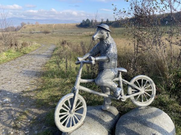 ROWEREM Z LOTNISKA NOWY TARG W STRONĘ CZARNEGO DUNAJCA I Z POWROTEM WZDŁUŻ RZEKI